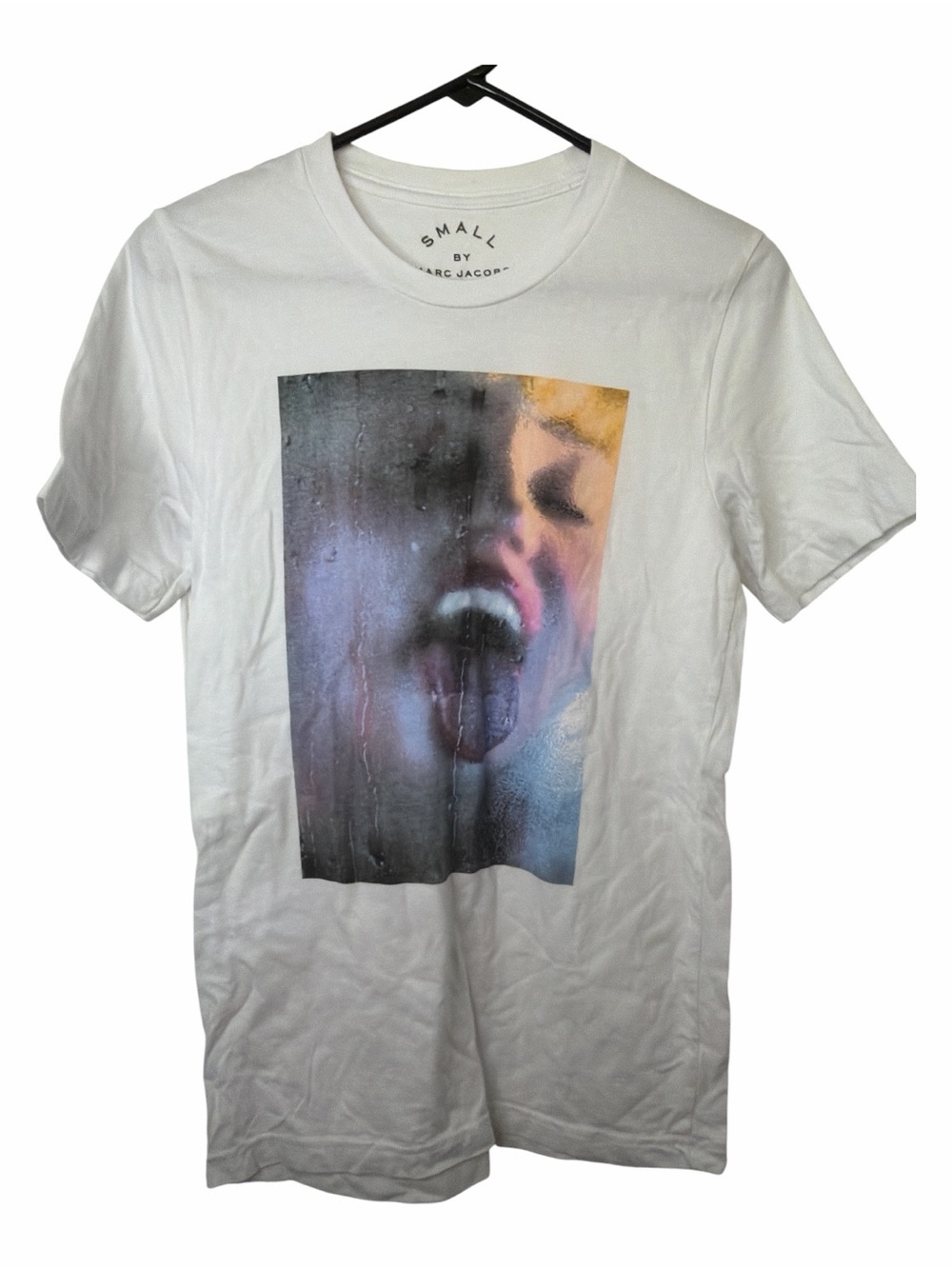 Marc Jacobs Miley Cyrus Lick T-Shirt Tee Size Small Planned Parenthood Collab